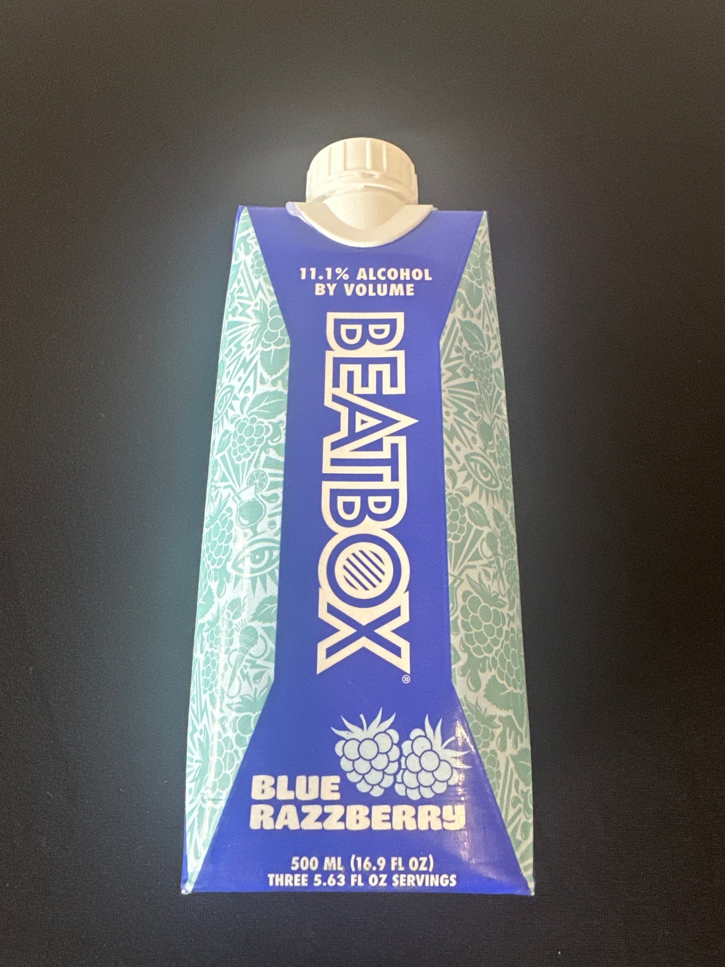 BeatBox Blue Razzberry 16oz