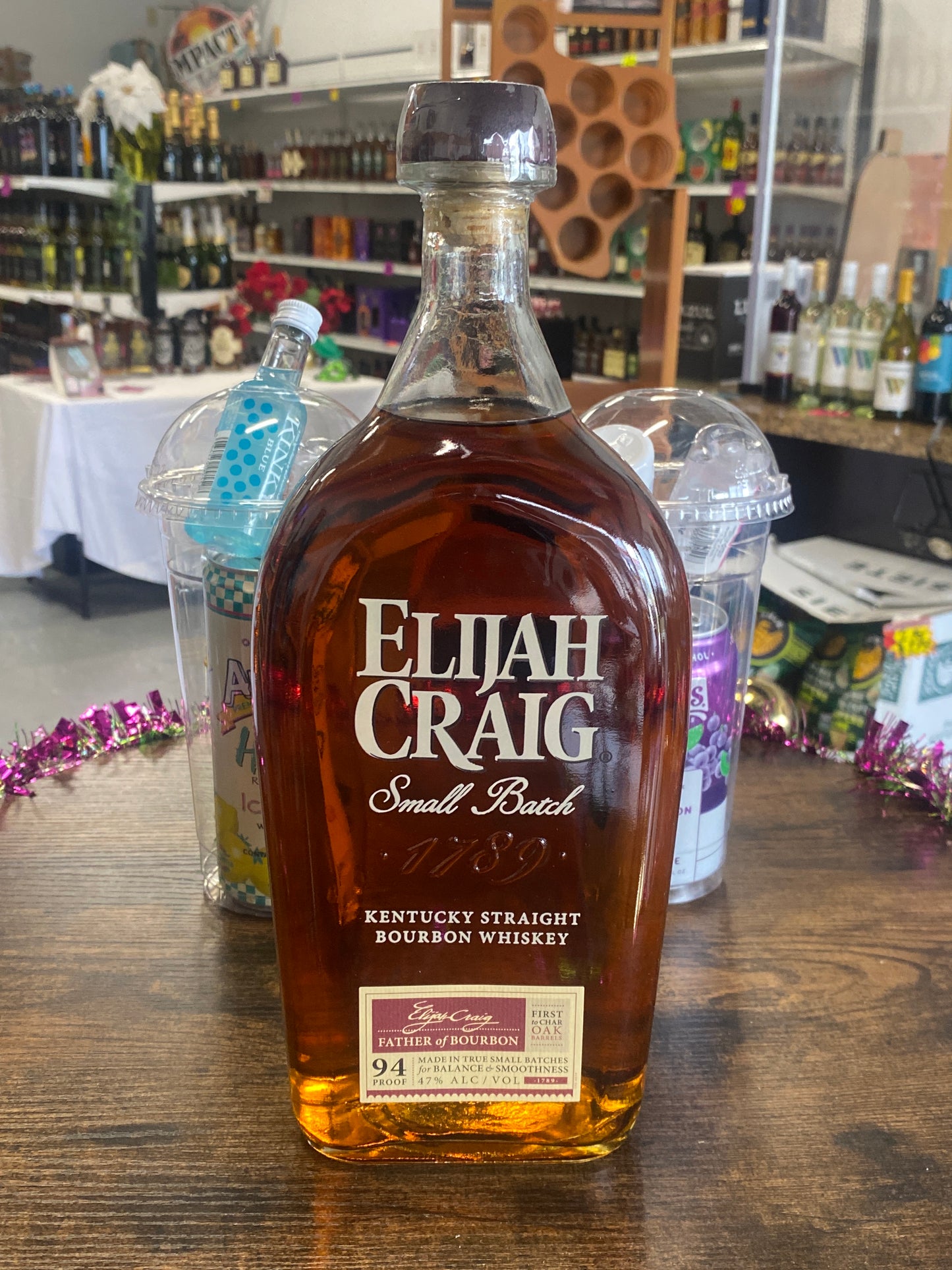 Elijah Craig Bourbon Whiskey (1.75L)