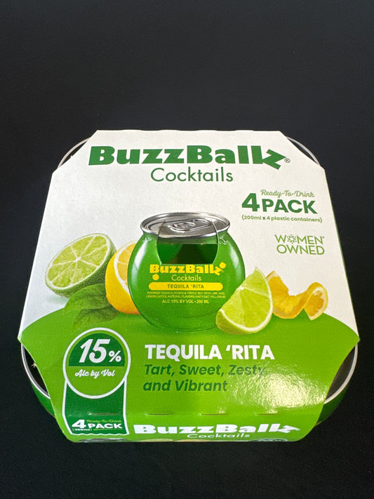 BuzzBallz Tequila Rita Cocktail 4pk