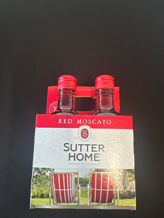 Sutter Home: Red Moscato 4/pk Wine