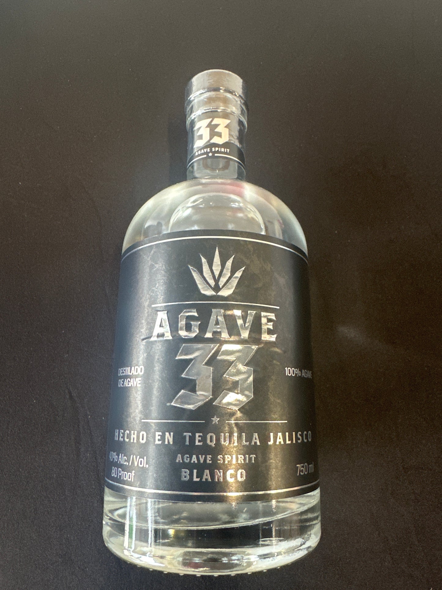 Agave 33 Blanco Tequila 750mL