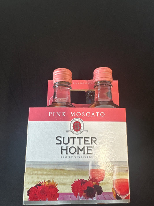 Sutter Home: Pink Moscato 4/pk Wine