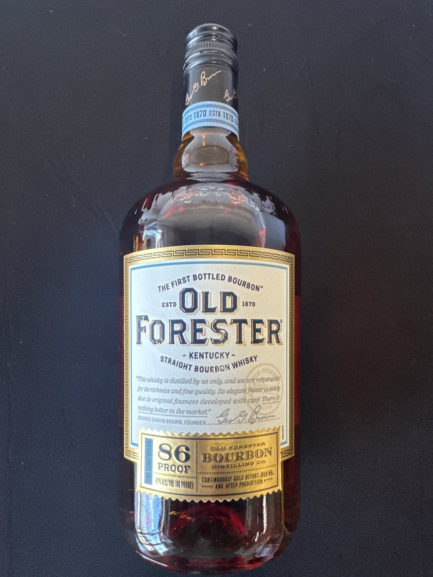 Old Forester Whiskey 750mL