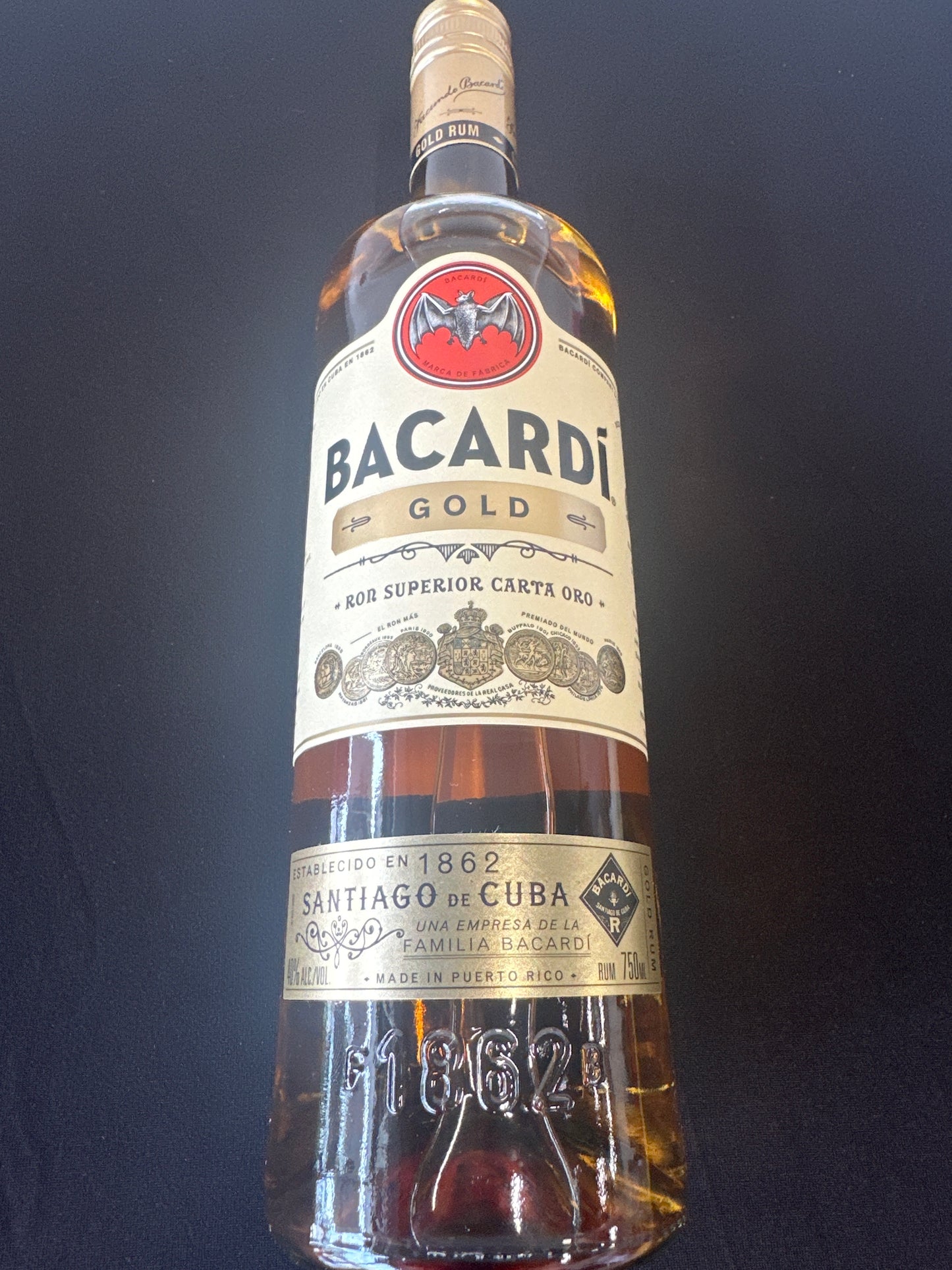 Bacardi Gold Rum 750mL