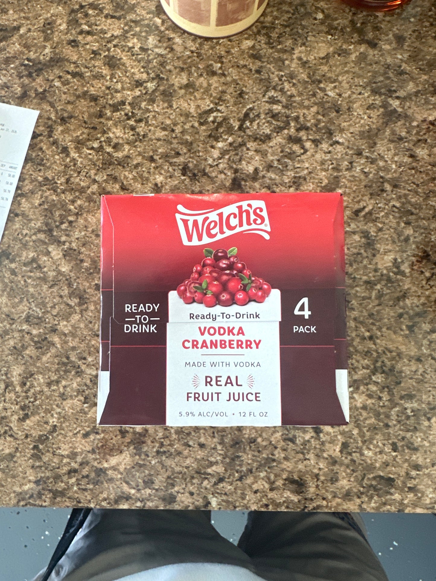 Welch’s Cranberry Vodka Cocktail