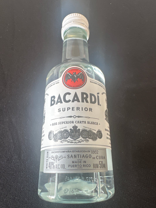 Bacardi Superior Rum 50mL