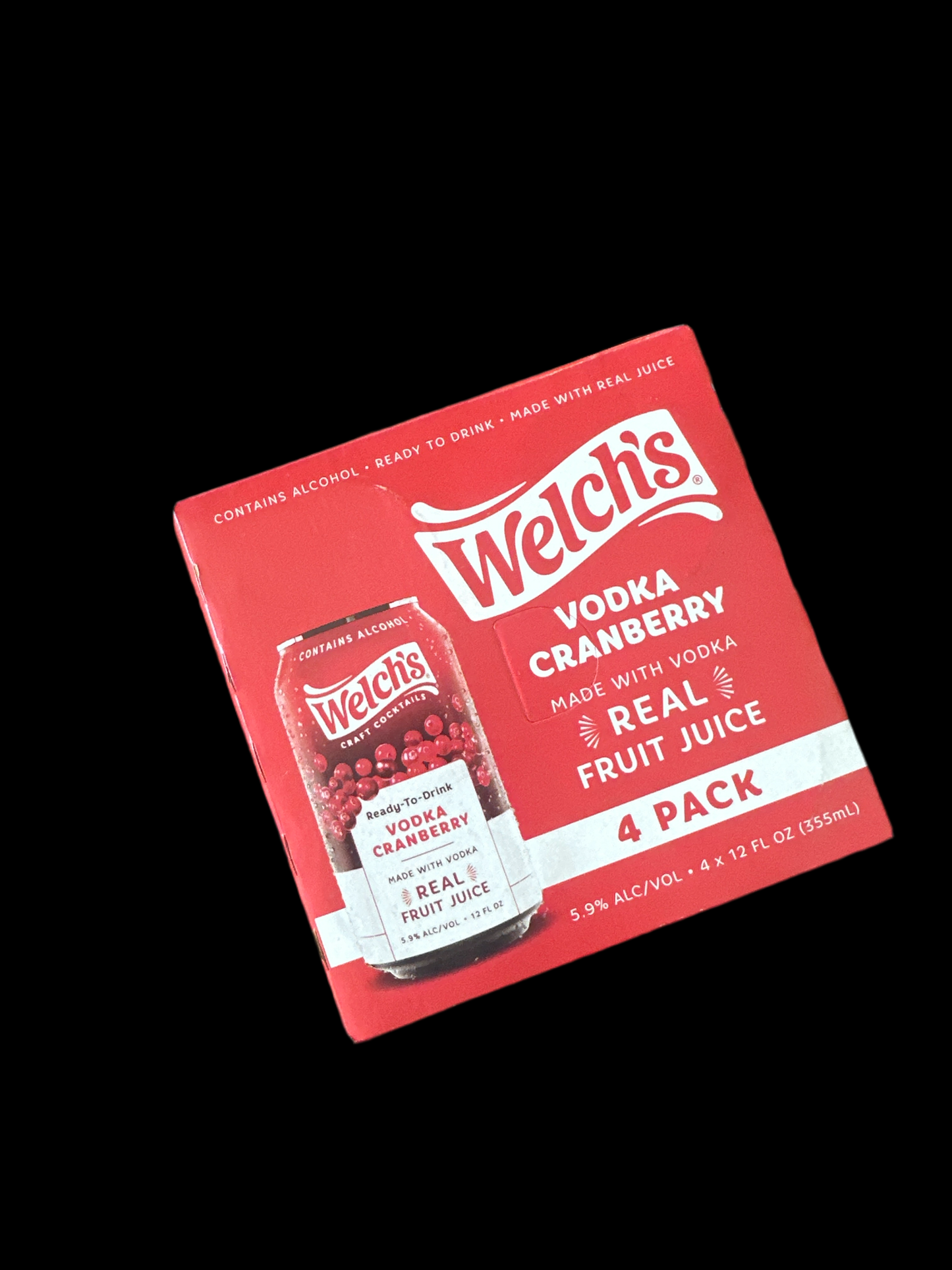 Welch’s Cranberry Vodka Cocktail