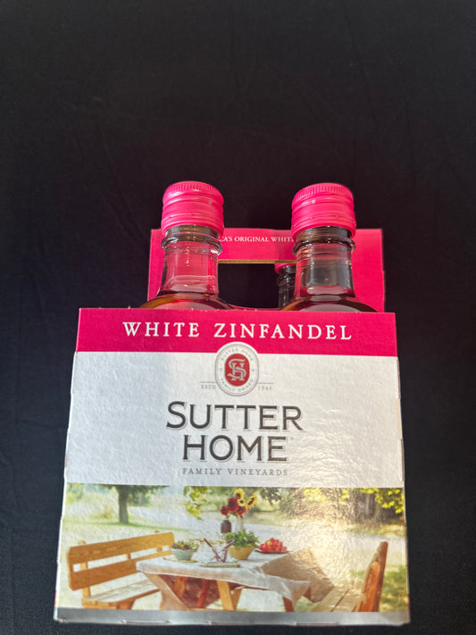 Sutter Home: White Zinfandel 4/pk Wine