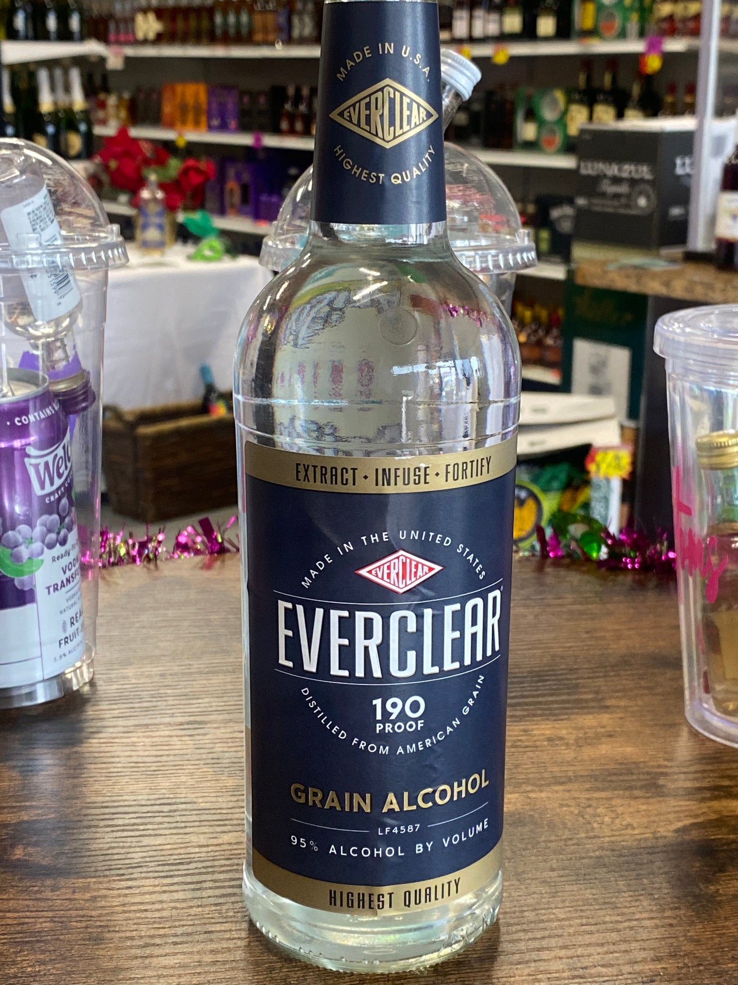 Everclear Grain Alcohol (750mL)