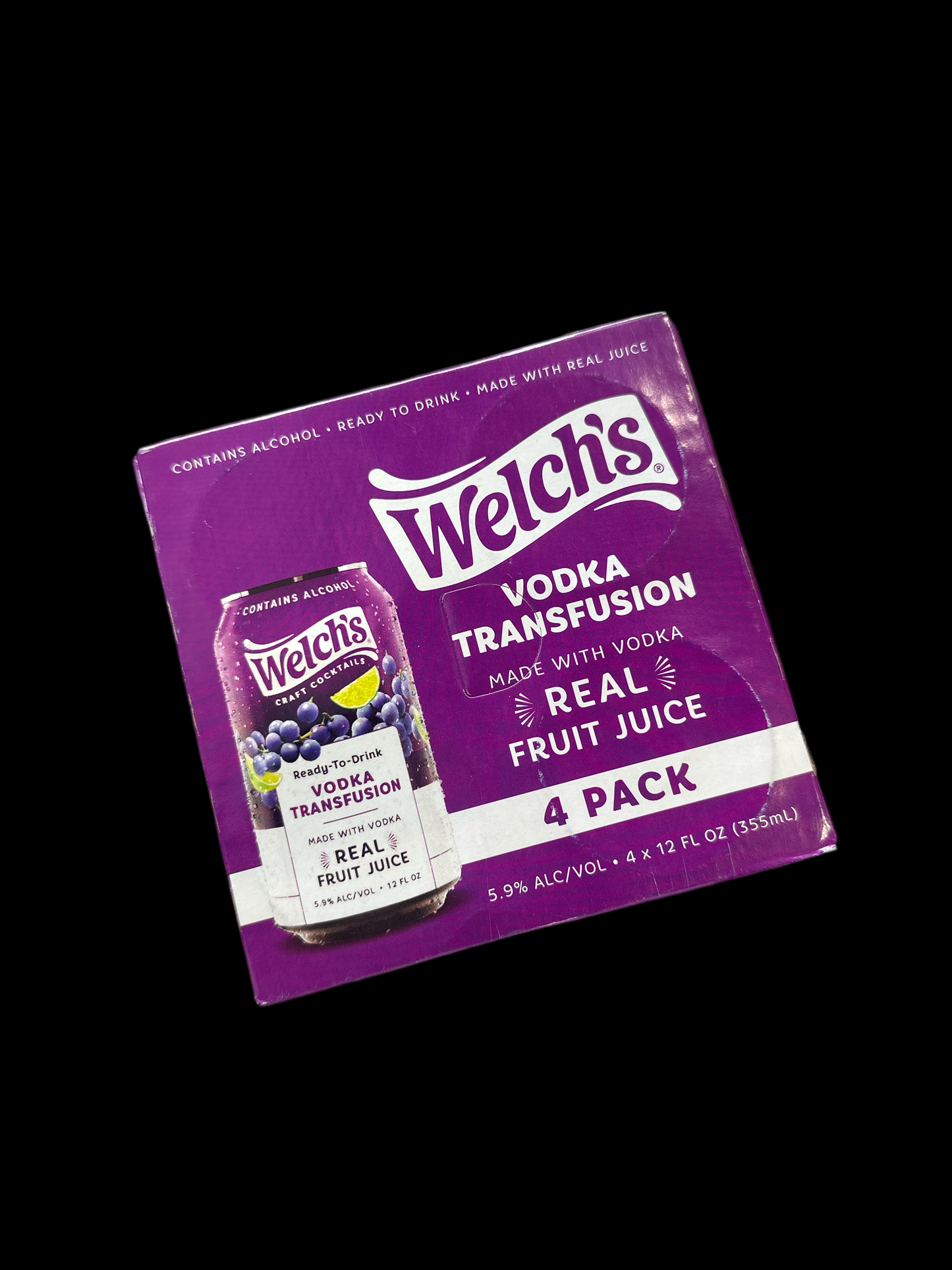 Welch’s Vodka Transfusion Cocktail