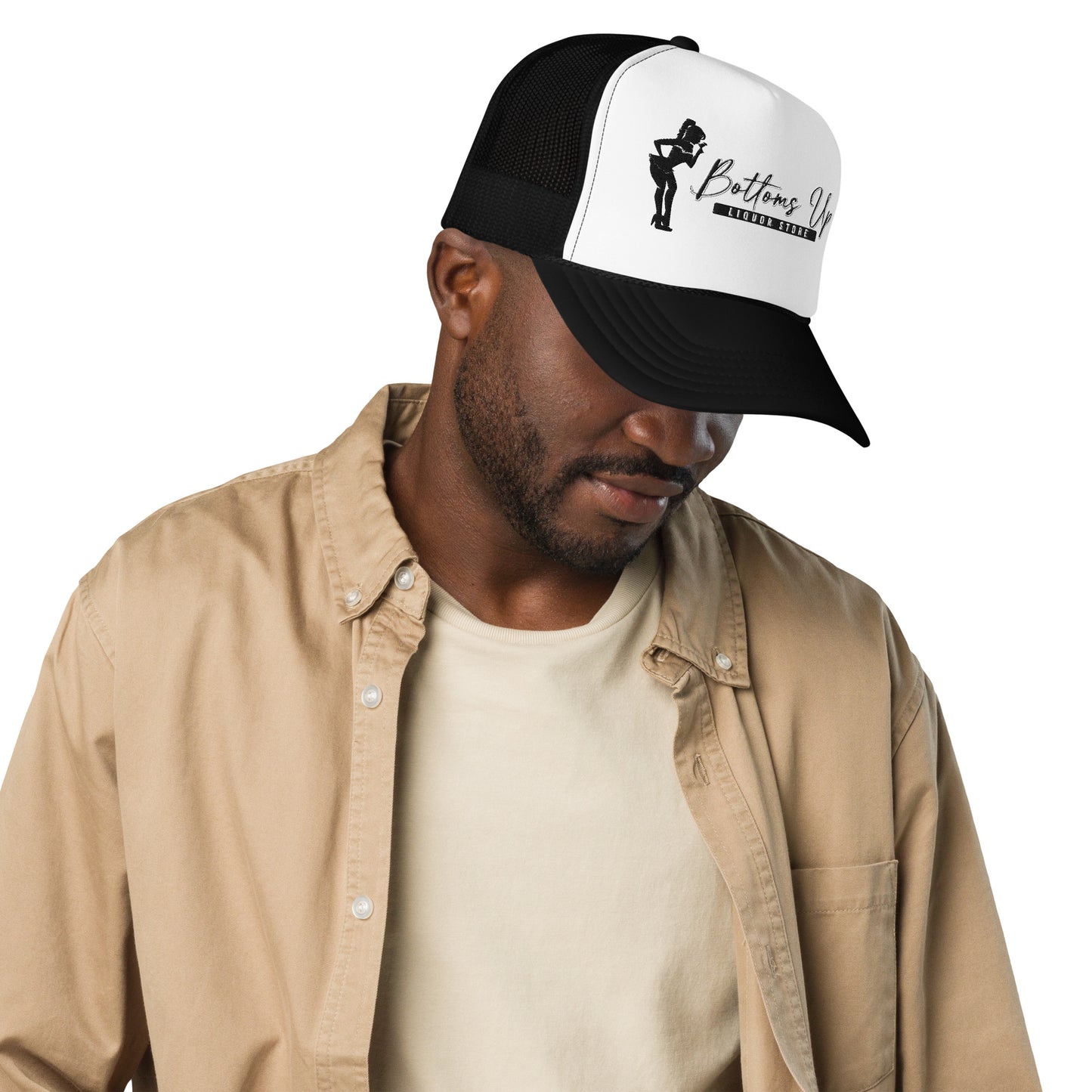 Bottoms Up Foam Trucker Hat
