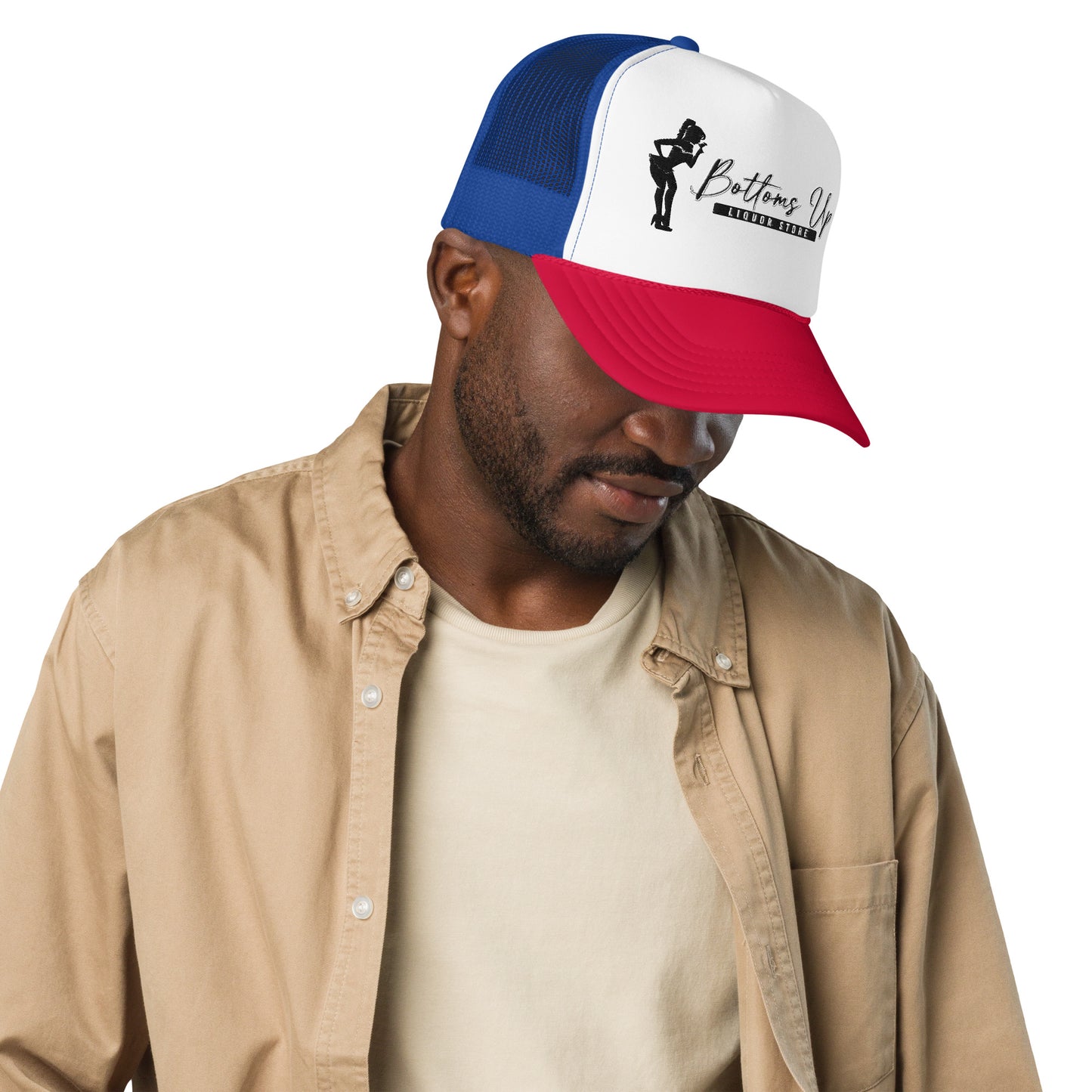 Bottoms Up Foam Trucker Hat
